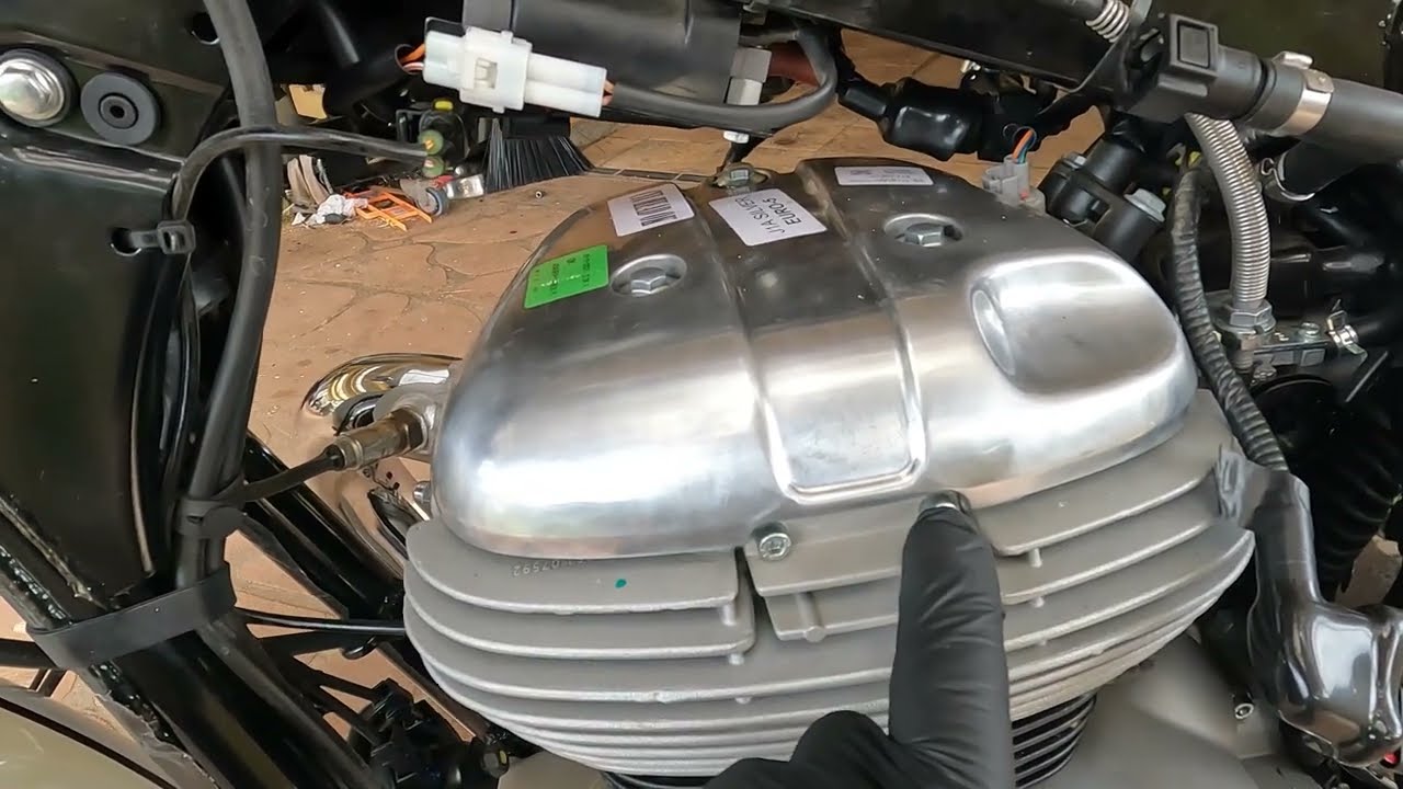 Royal Enfield Classic 350 Reborn 2022 года — отрегулируйте толкатели самостоятельно — это не так ...