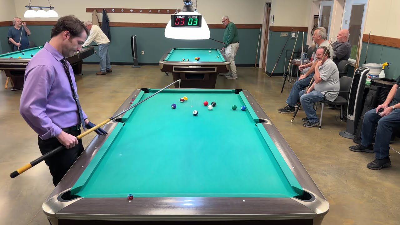 One Pocket with David on 9ft Brunswick in Johnson City Tn
