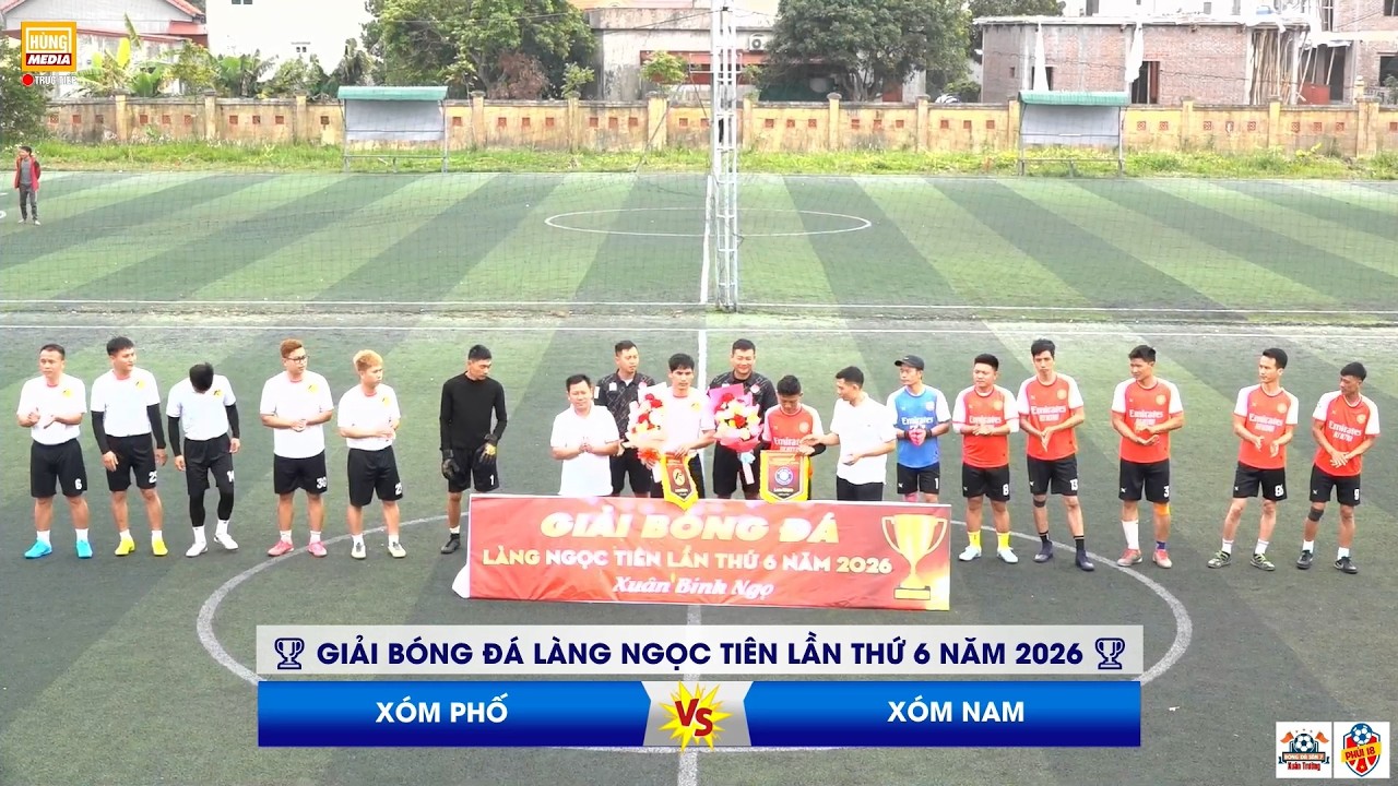 [ FULL ] XÓM NAM - XÓM PHỐ | GIẢI BÓNG ĐÁ LÀNG NGỌC TIÊN LẦN THỨ 6 NĂM 2026 | Bóng Đá Phủi TV