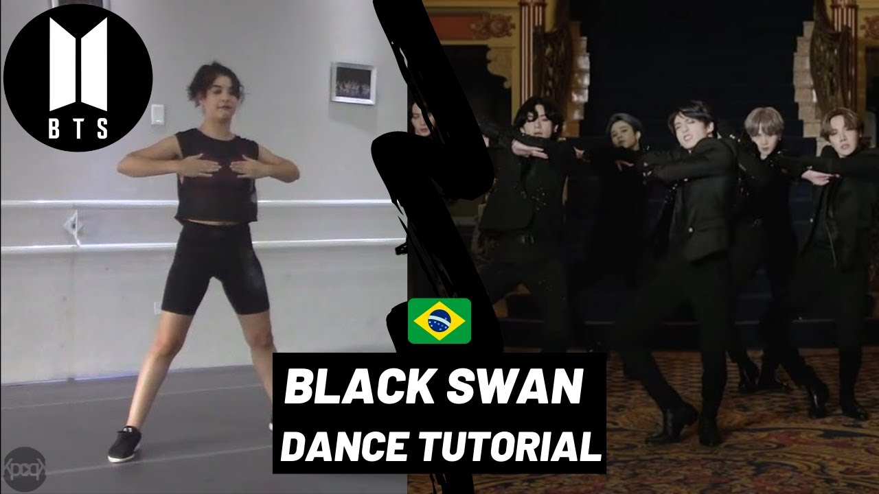 [Tutorial] como dançar Black Swan do BTS 방탄소년단 │dance tutorial em Português (chorus/refrão)