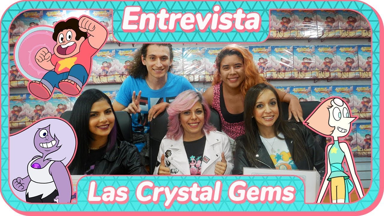 Entrevista exclusiva con las Crystal Gems (Leisha, Majo y Stefi| Doblaje latino | Editorial Kamite