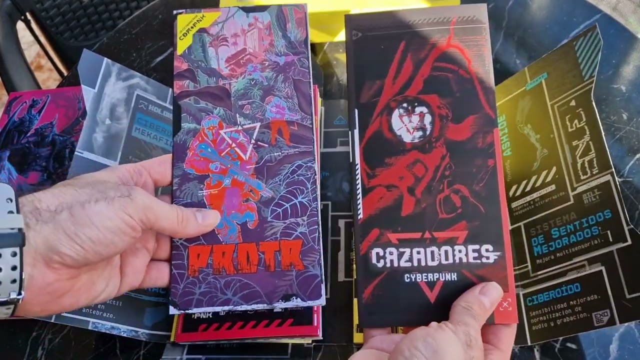 UNBOXING del juego de rol CBR+PNK AUMENTADO