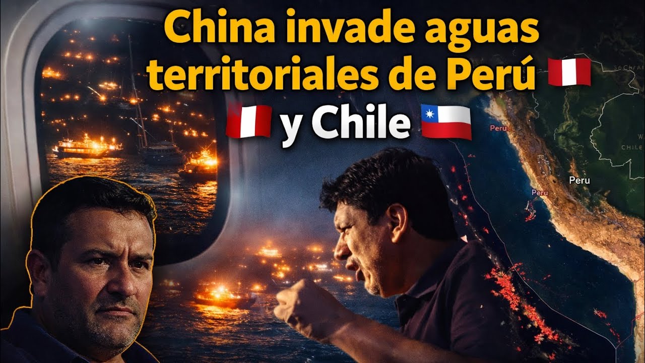¿Flotas chinas invadiendo el mar de Perú y Chile? 🇨🇱 🇵🇪 