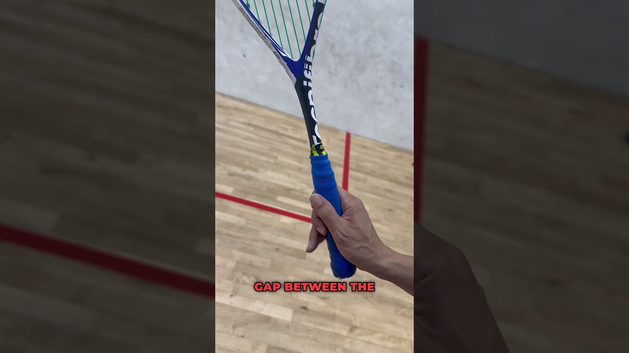 How To Actually Hold a Squash Racket