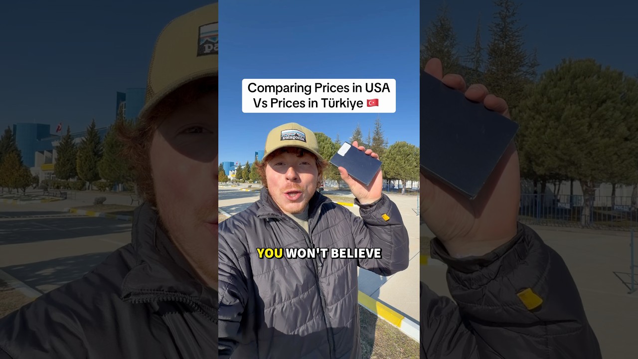American shocked by prices in T&uuml;rkiye 🇹🇷