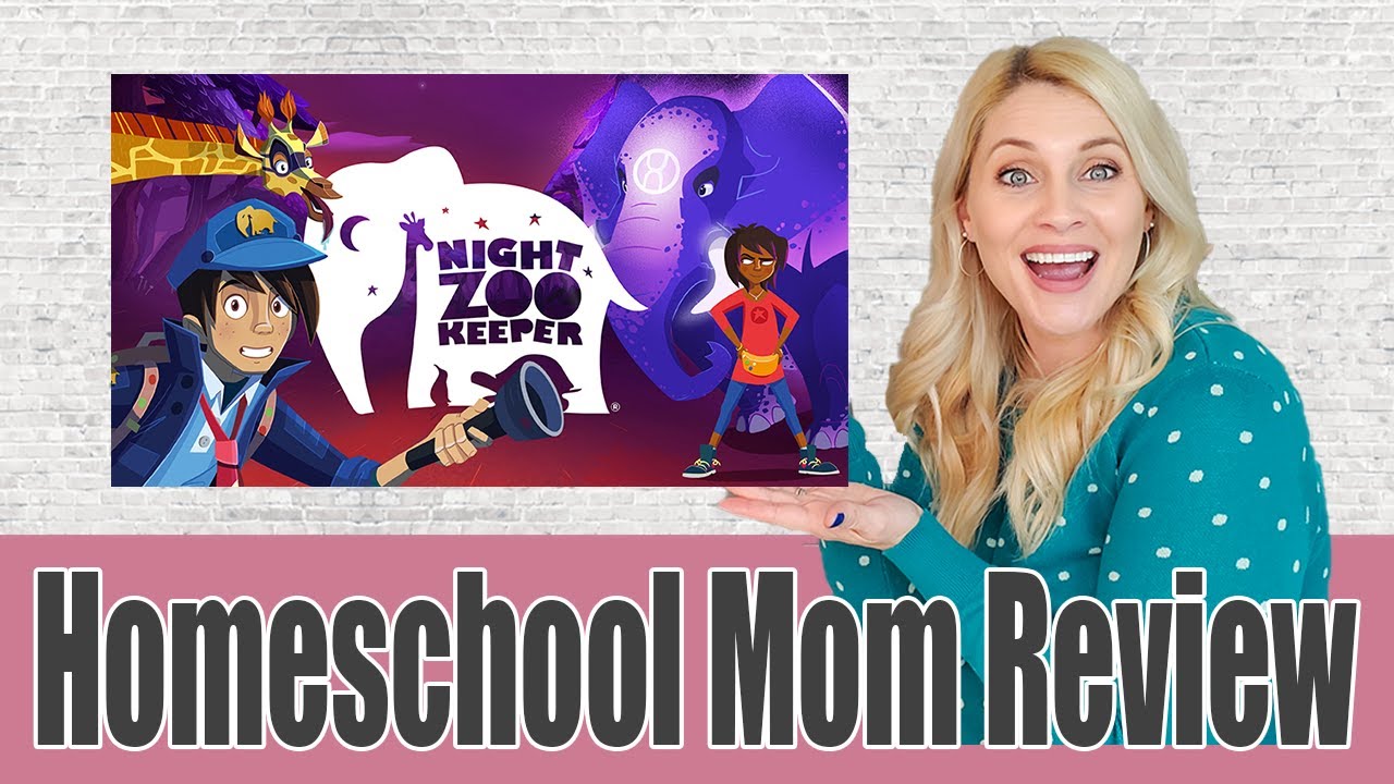 HOMESCHOOL MOM REVIEW NIGHT ZOOKEEPER | Game School Creative Writing | Homeschool Made Fun