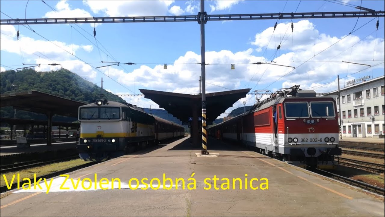 Vlaky Zvolen os.st. (15.7.2019)