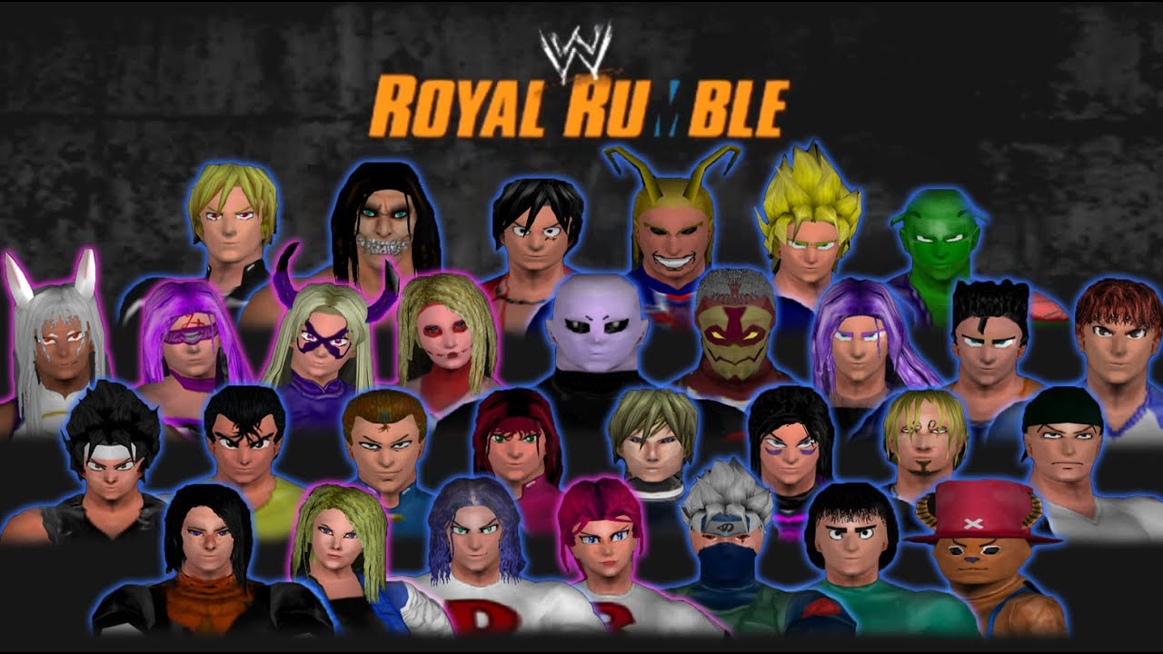 Anime Royal Rumble - WWE Smackdown Here Comes the Pain