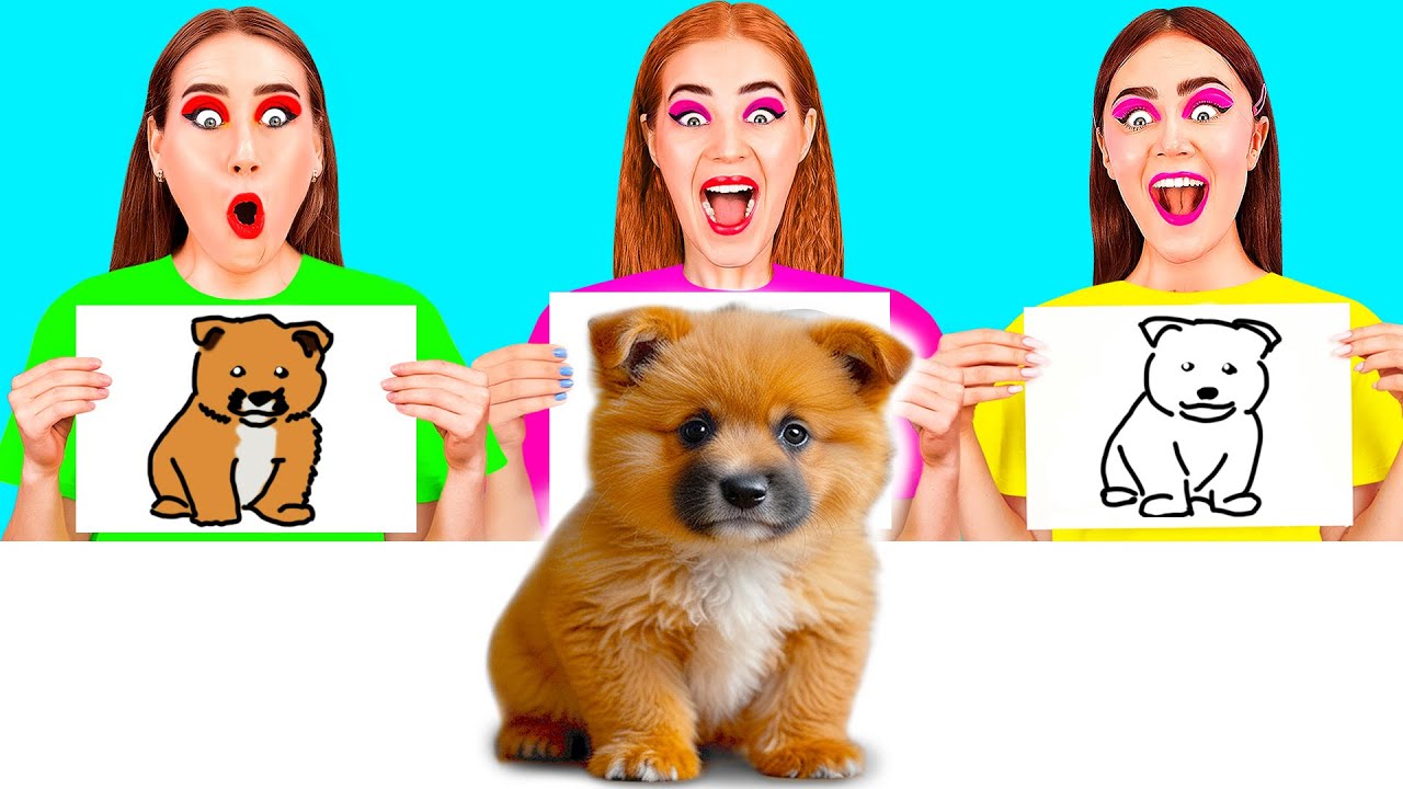 Кто Лучше Нарисует Предмет, Получит Его | Потрясающие Арт-Трюки от Fun Challenge