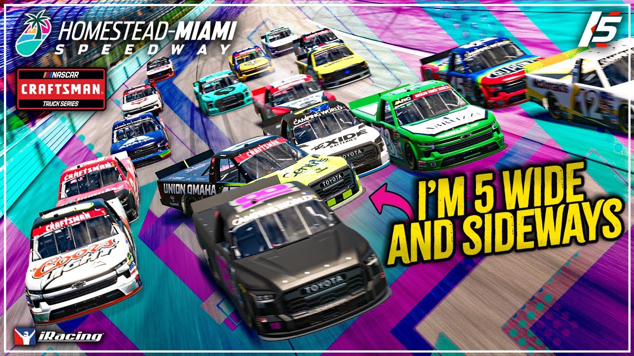 Truck Series Fixed - Homestead Miami - iRacing NASCAR Gameplay