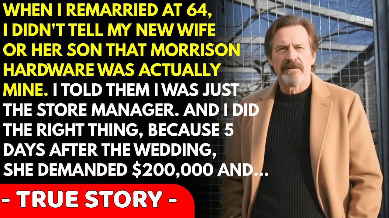 I Didn't Tell My New Wife I Owned The Hardware Store. She Demanded $200K Five Days After Our Wedd...