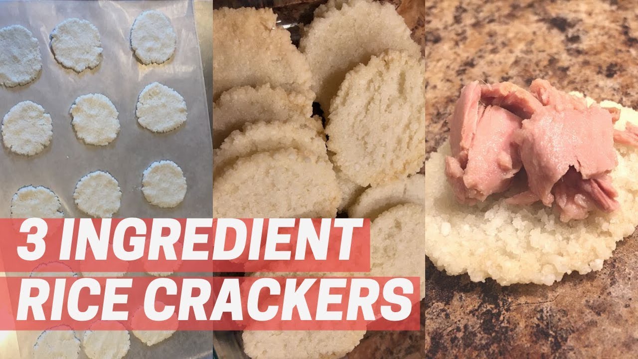 How To Make Crunchy Rice Crackers - Simple 3 Ingredient Recipe