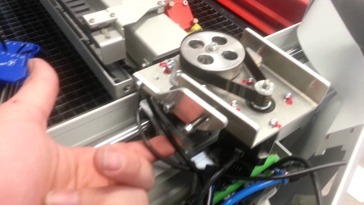 Trotec Speedy 400 X axis removal