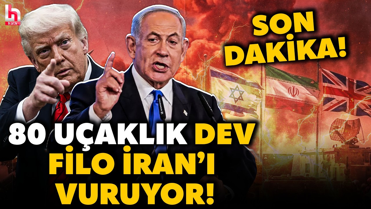 SON DAKİKA! 80 ABD VE VE İSRAİL UÇAĞI İRAN'I BOMBALIYOR! Orta Doğu alev alev! Serra Karaçam aktardı!
