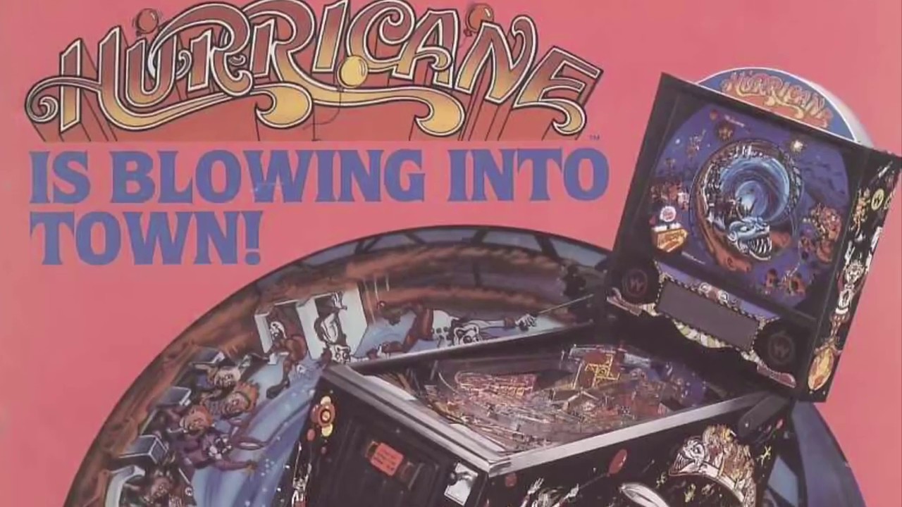 1991 Hurricane Pinball Machine Overview and Gameplay