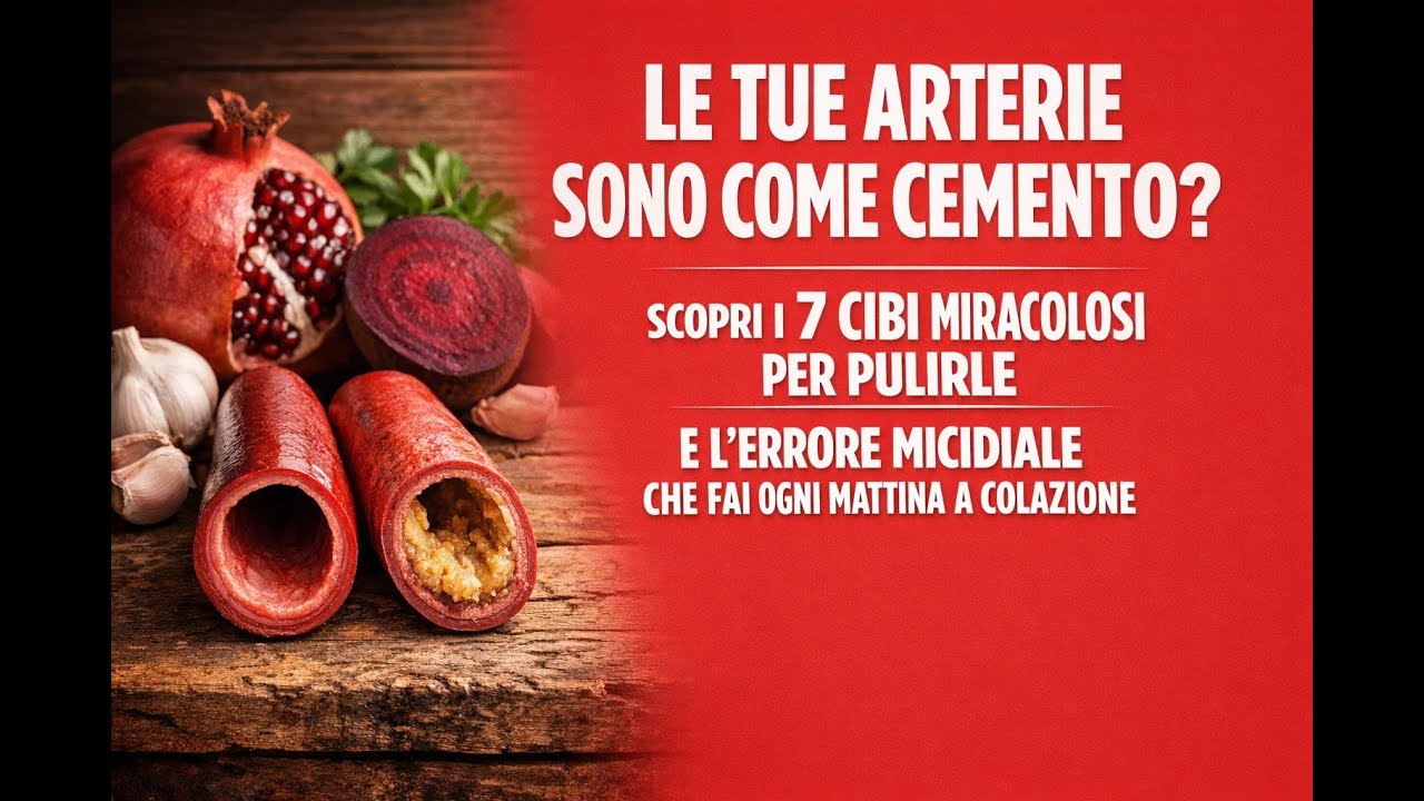 Pulisci le Arterie Ostruite: 7 Alimenti Potenti e l'Errore Mattutino che Distrugge il Tuo Cuore