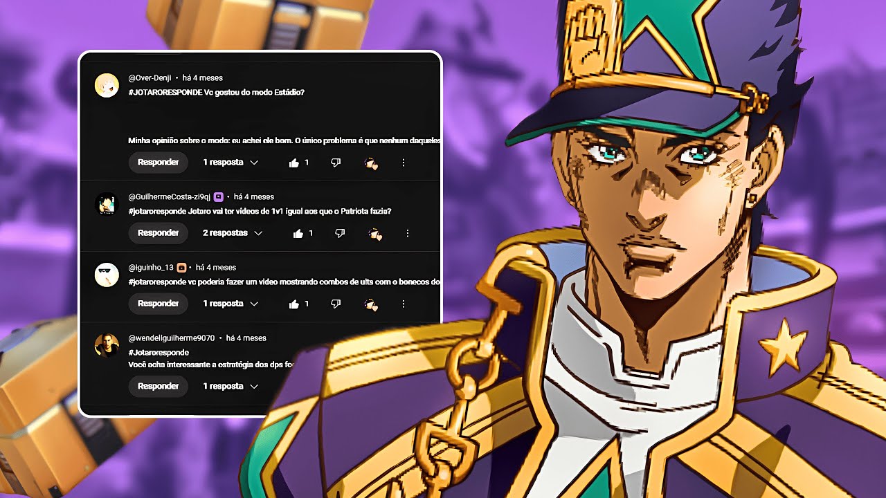 JOTARO RESPONDE: Thumbs, Edição de vídeo, Lives + ABRINDO 76 CAIXAS NO OVERWATCH 2.