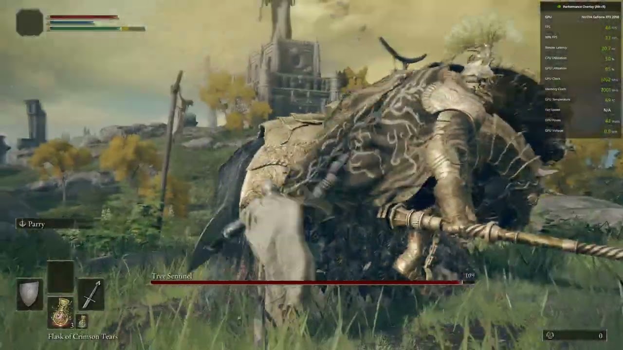 elden ring benchmark on RTX 2050
