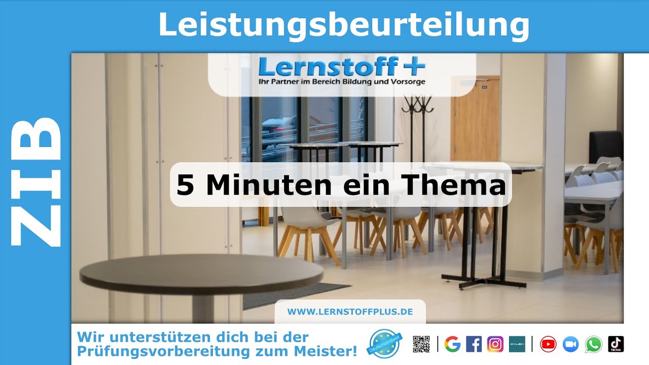 Industriemeister | Logistikmeister | ZIB | Leistungsbeurteilung