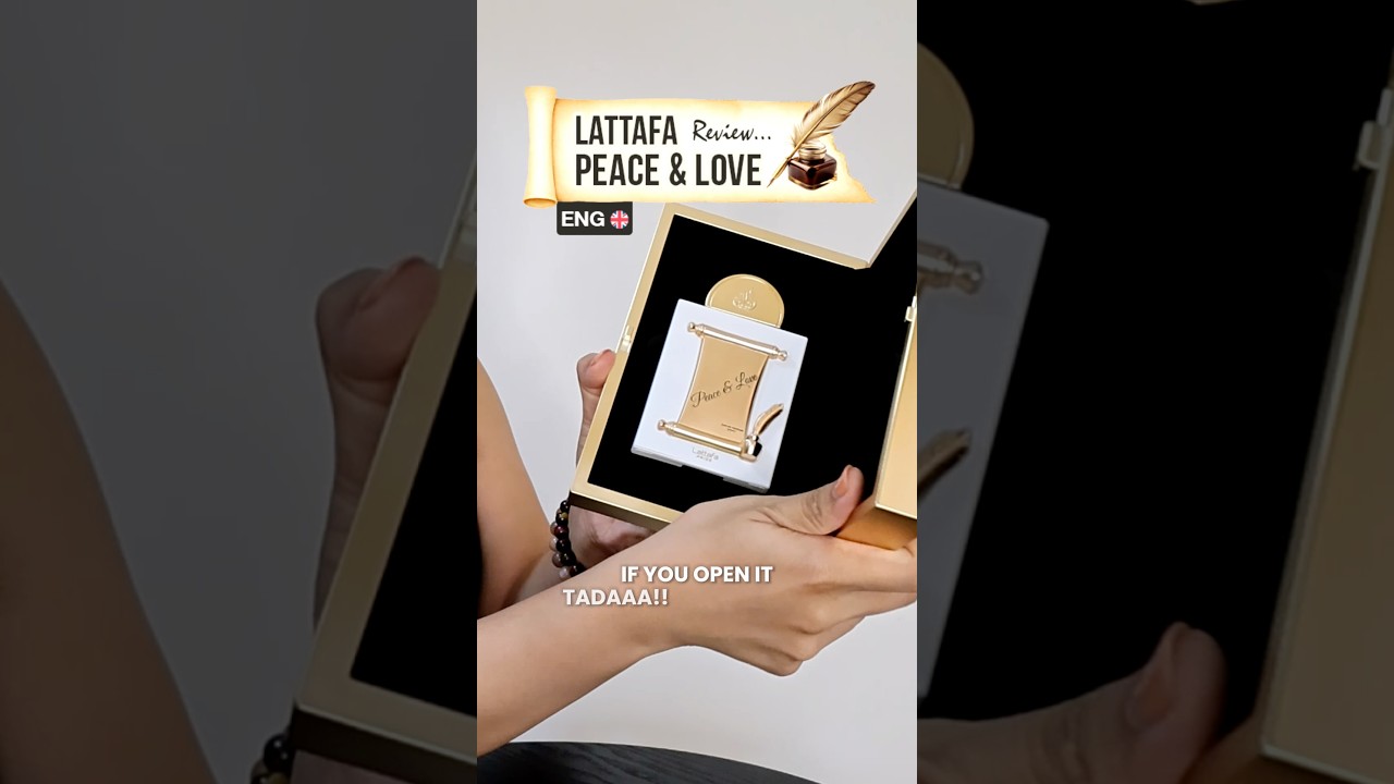 Lattafa – Peace & Love 🤍 is another well-known fragrance. Let’s see my opinion!
