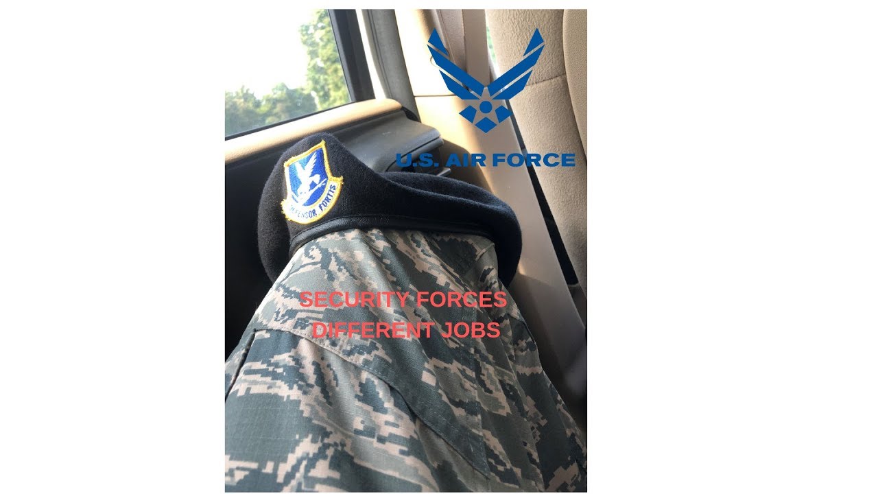 Different jobs inside the USAF SECURITY FORCES career field!!!