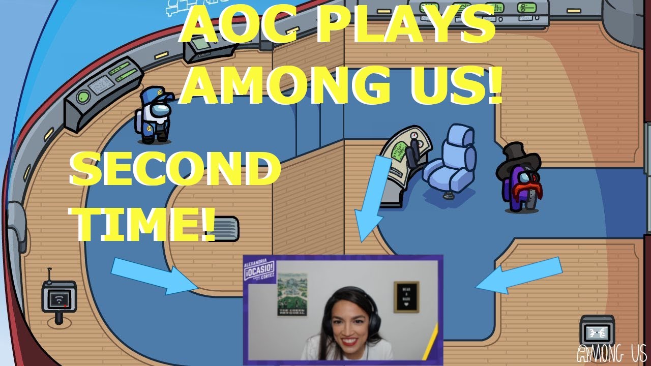 AOC Plays Among Us  with Corpse Sykkuno Toast Jack XQC,  200.000$ Donation (Second Full Live Stream)