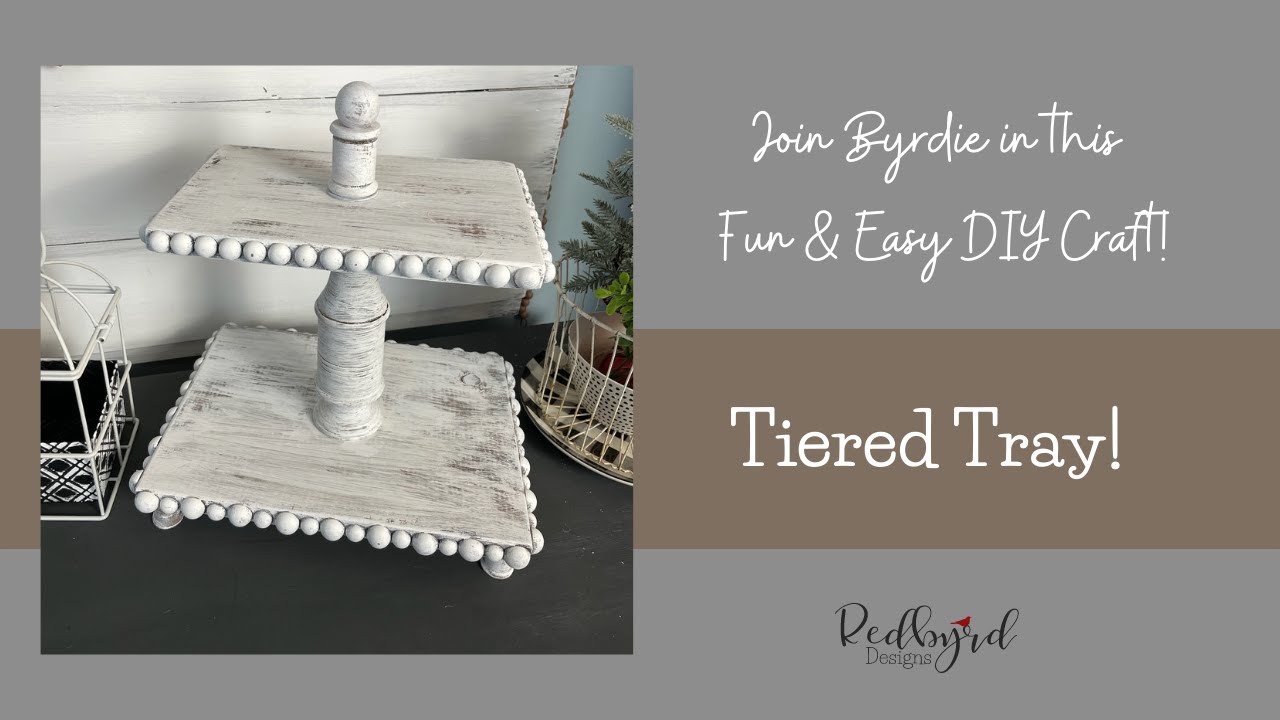 Craft a Wood Tiered Tray
