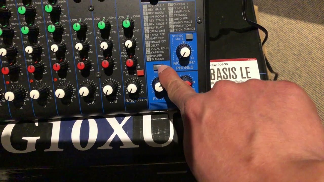 How to used Yamaha MG10XU usb (quick review)