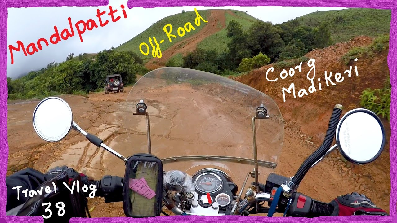 V38 Madikeri Tour Mandalpatti Viewpoint Bike Ride & Abbey Falls| Off-Road Motorcycle Ride experience