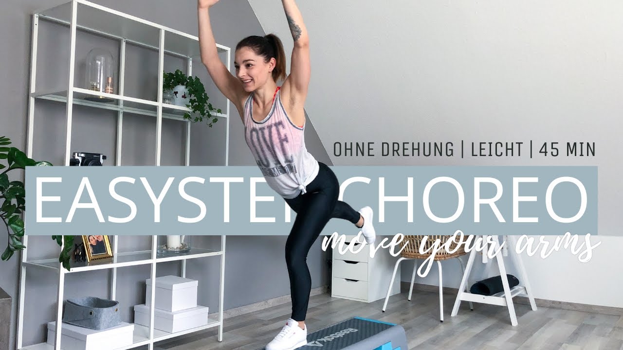 EasyStep Choreo - move your arms // leicht //  keine Drehung // keine Wechselschritte // Cardio