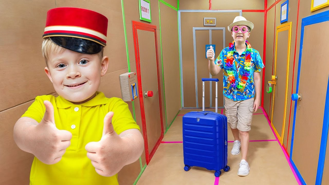 Liburan Seru di Hotel Cardboard ⭐️ Pengalaman VIP Anak-anak