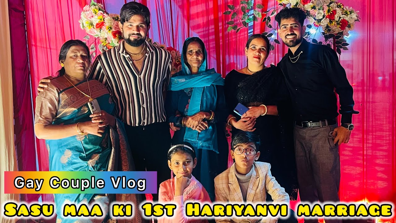 Sasu Maa Ki First Hariyanvi Marriage 👨‍❤️‍👨 || Indian Gay Couple Vlog 🏳️‍🌈 || @LadduAndArry 👨‍❤️‍👨