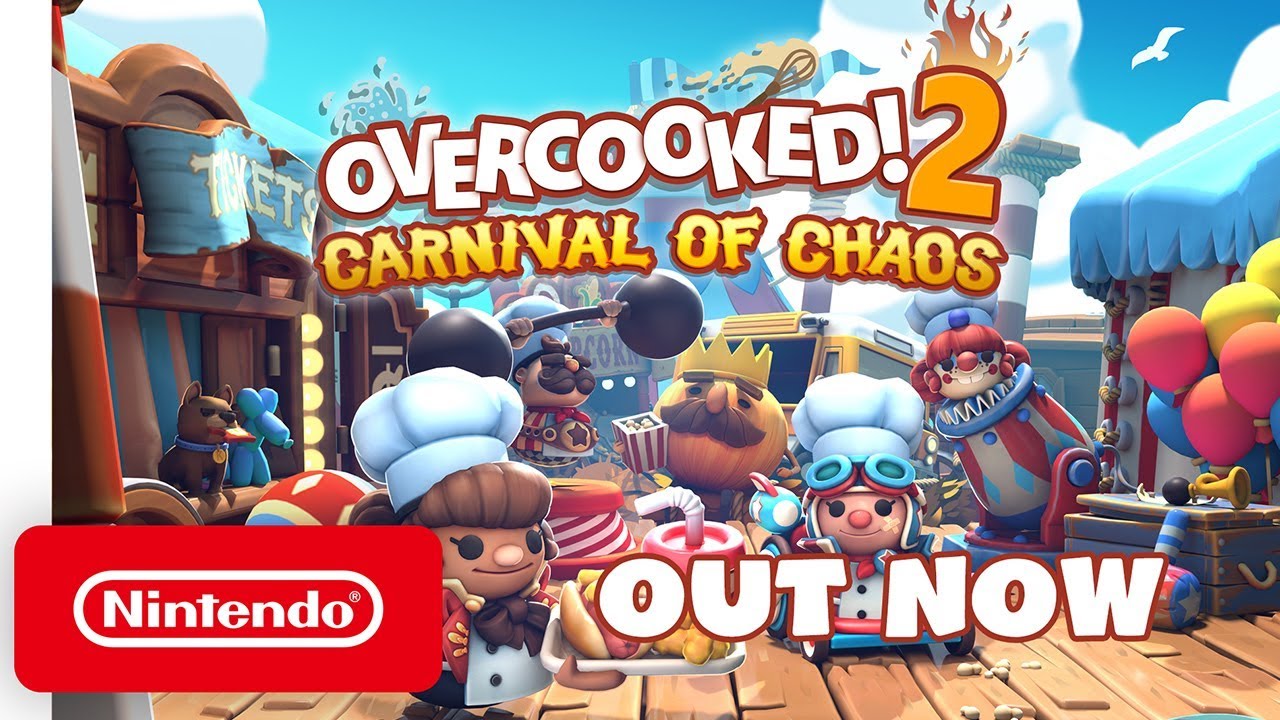 Overcooked! 2: Carnival of Chaos DLC - Launch Trailer - Nintendo Switch