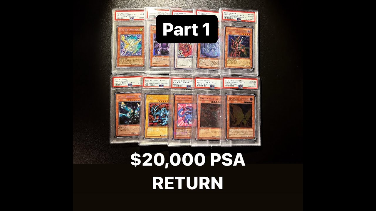 Crazy Yu-Gi-Oh! PSA Return: Over $20,000 Value