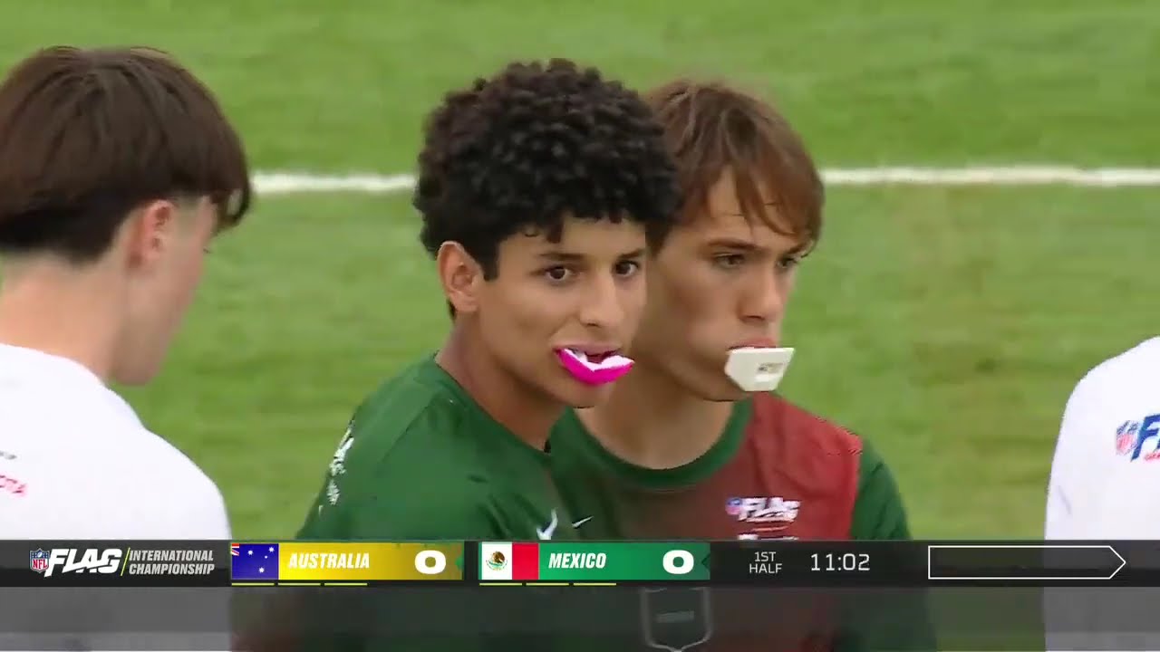 Mexico 🇲🇽 vs Australia 🇦🇺 NFL Flag Football 🏈 International Championships