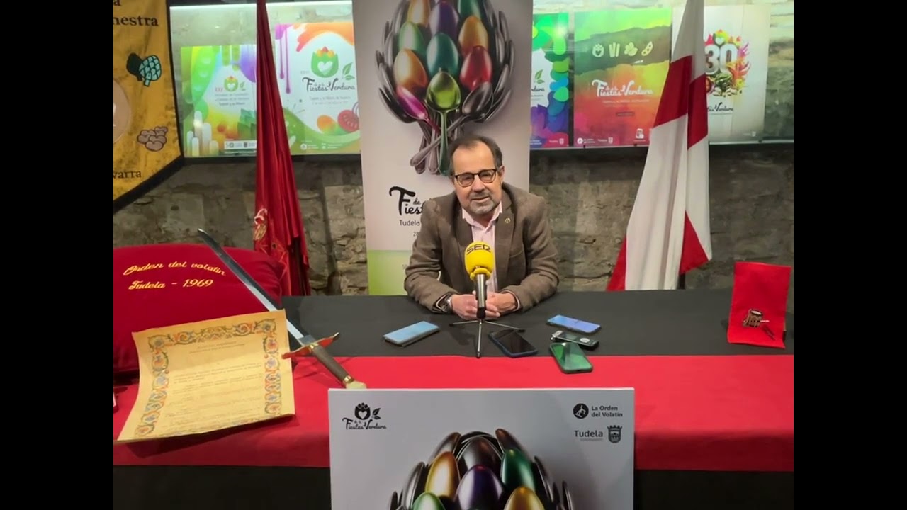 Presentación Capítulo General de la Orden del Volatín #tudela #riberadenavarra #verduras #volatin