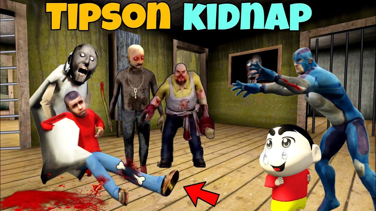 Granny Grandpa & Mr Meat Kidnapping Tipson In Rope Hero Vice Town | Horror Story | Rope Hero Gta 5