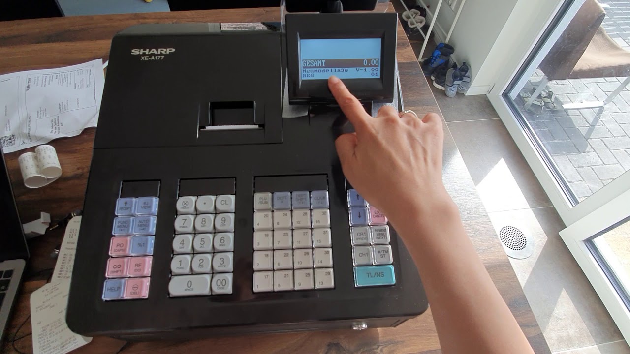Huong dan xoa khi bam nham - Kasse Sharp XE A 177
