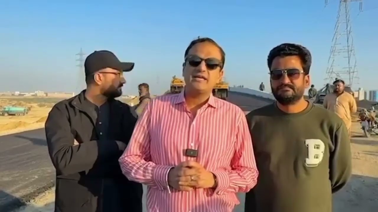 Barrister Murtaza Wahab Visit.. Korangi Nadi Causeway Bridge..