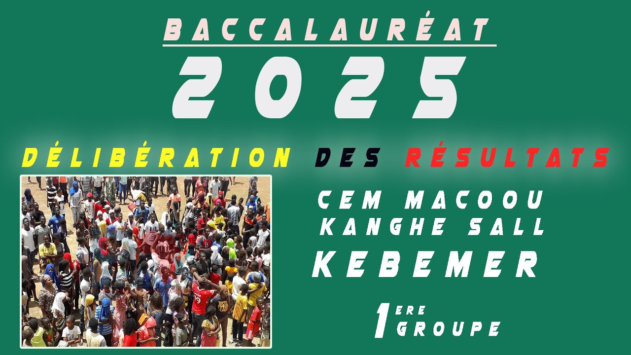 PROCLAMATION DES RESULTATS LYCEE MACODOU KANGHE SALL KEBEMER