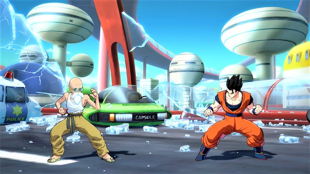 Master Roshi & Piccolo vs Adult Gohan & Videl (Hardest AI) - Dragon Ball FighterZ