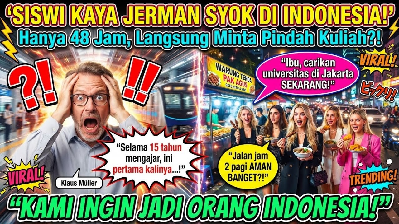 Rahasia Indonesia yang Membuat Siswi Elite Jerman Membuang Kemewahan Eropa #viral #news #Sains