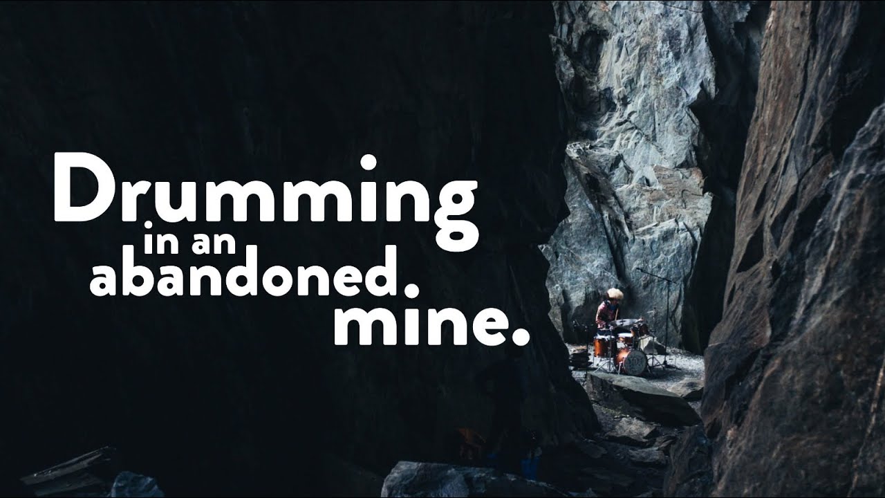 Drumscape | Playing Drums in an Abandoned Mine!