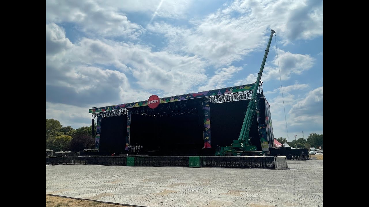 Ilyen a Sziget Nagyszínpada