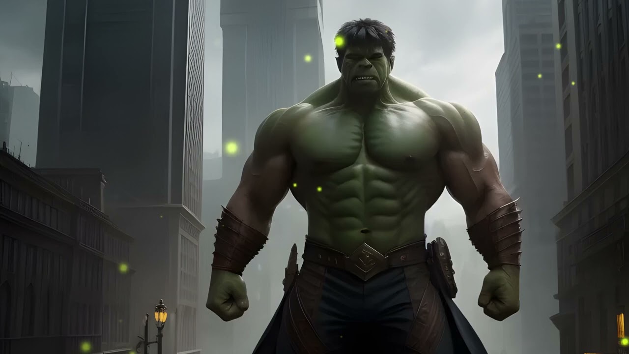 Hulk on the street ambiance |Destroy the city