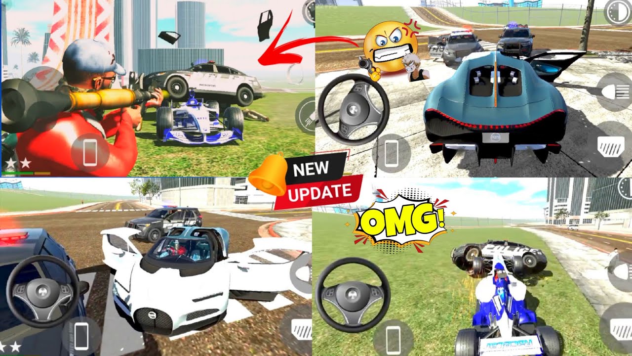 Bugatti निकाली 😈 F1 Car Cheat Code | NPC Kill Kiya 😱 Full Action Gameplay