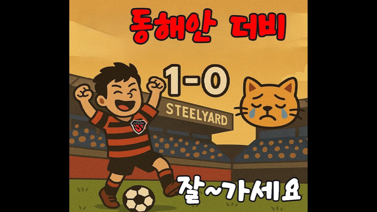포항스틸러스 | 동해안의 주인은 누구? | 잘 가세요~ | 동해안더비 | 직관 | 브이로그 | 울산hd