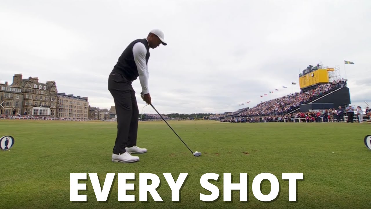 Tiger Woods Every Shot | The Open 2022 Celebration of Champions