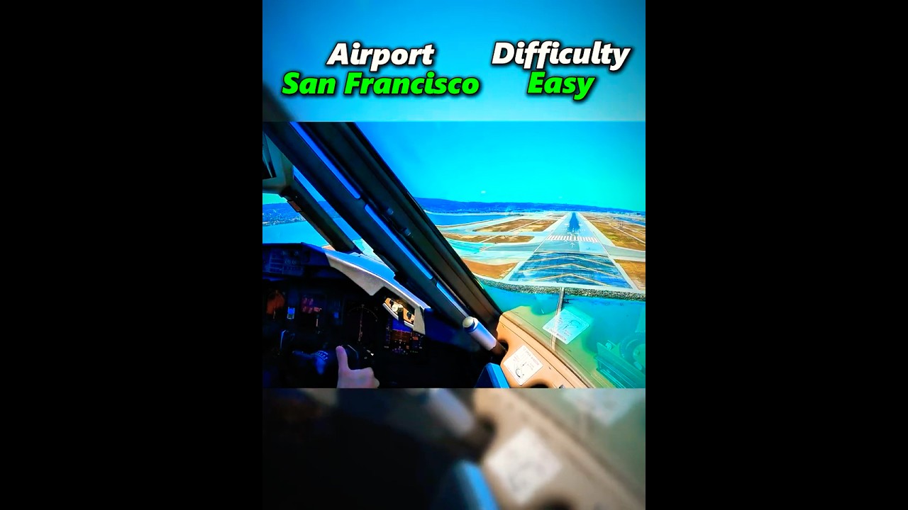 Airports And Their Landing Difficulty #shorts #aviation #airplane