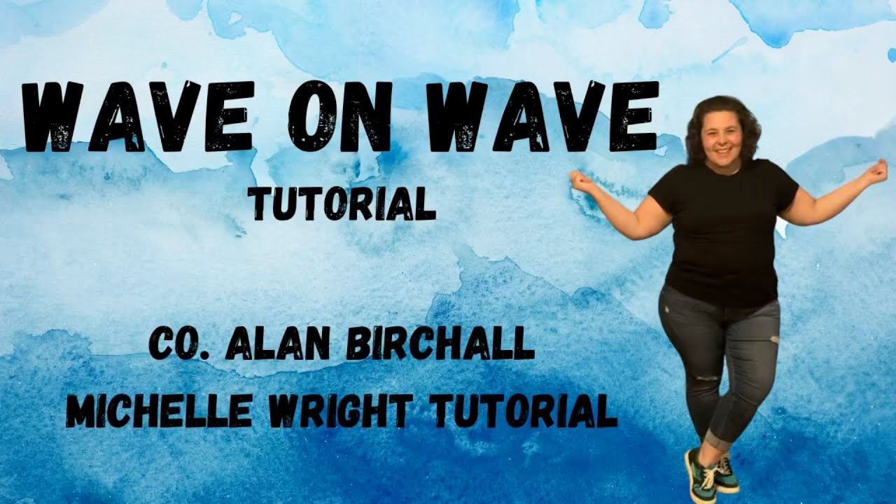Wave on wave line dance tutorial Beginner/ Intermediate choreography by Alan Birchall